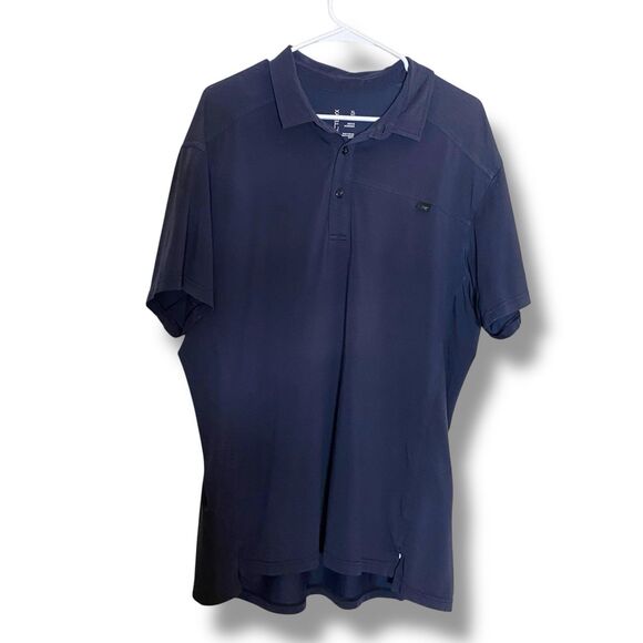 Arc'teryx Captive Polo Shirt Men’s XLarge Blue Performance Outdoors Hiking Golf - Picture 1 of 11